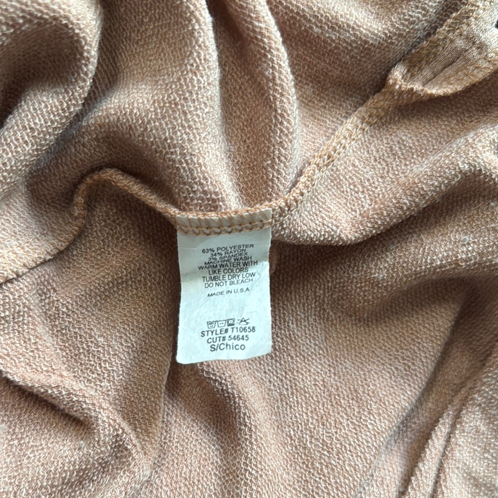 First Love Beige Casual Top - Picture 3 of 3